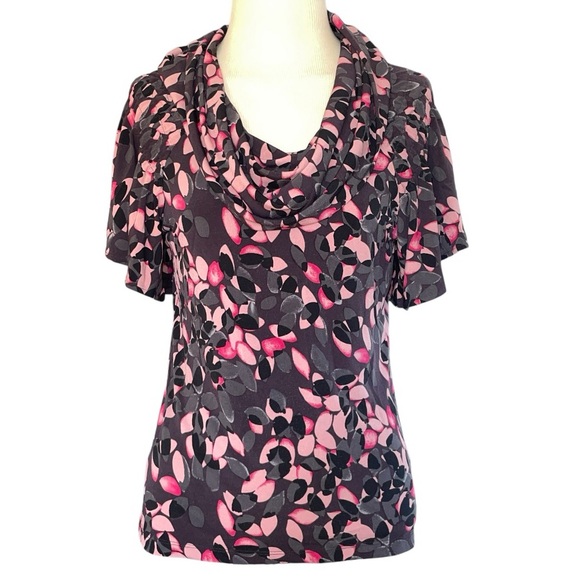 Nine West Tops - Nine West‎ blouse women’s size small  bell short sleeve short dress top stretchy